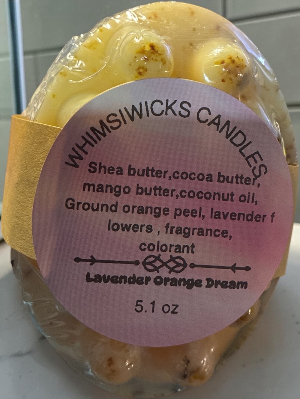 Hand Crafted Massage Soap- 5.0 oz - include a soap saver pouch - Picture 4 of 5